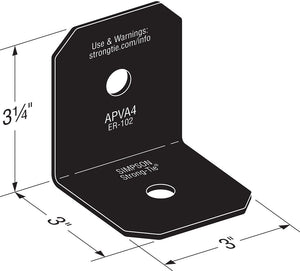 Ornamental 90° Angle for 4x Lumber