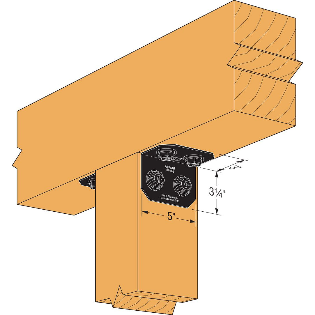 Ornamental 90° Angle for 6x Lumber