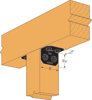 Ornamental 90° Angle for 6x Lumber