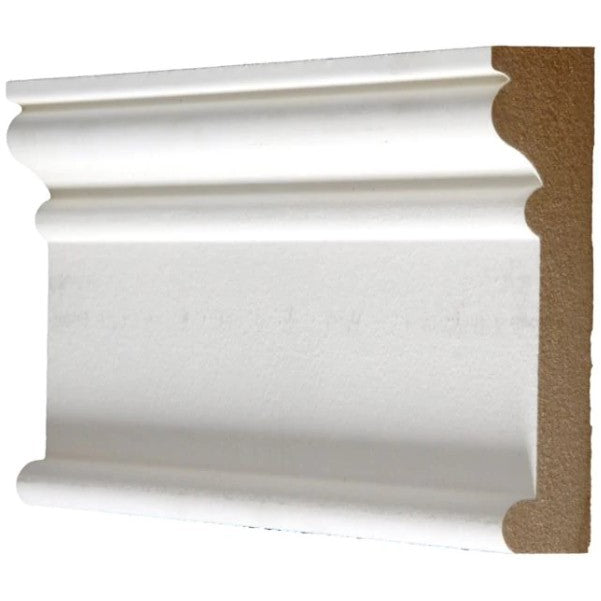 1.1/16" x 4-1/2" x 16' Medium Density Fibreboard Primed Architrave Moulding
