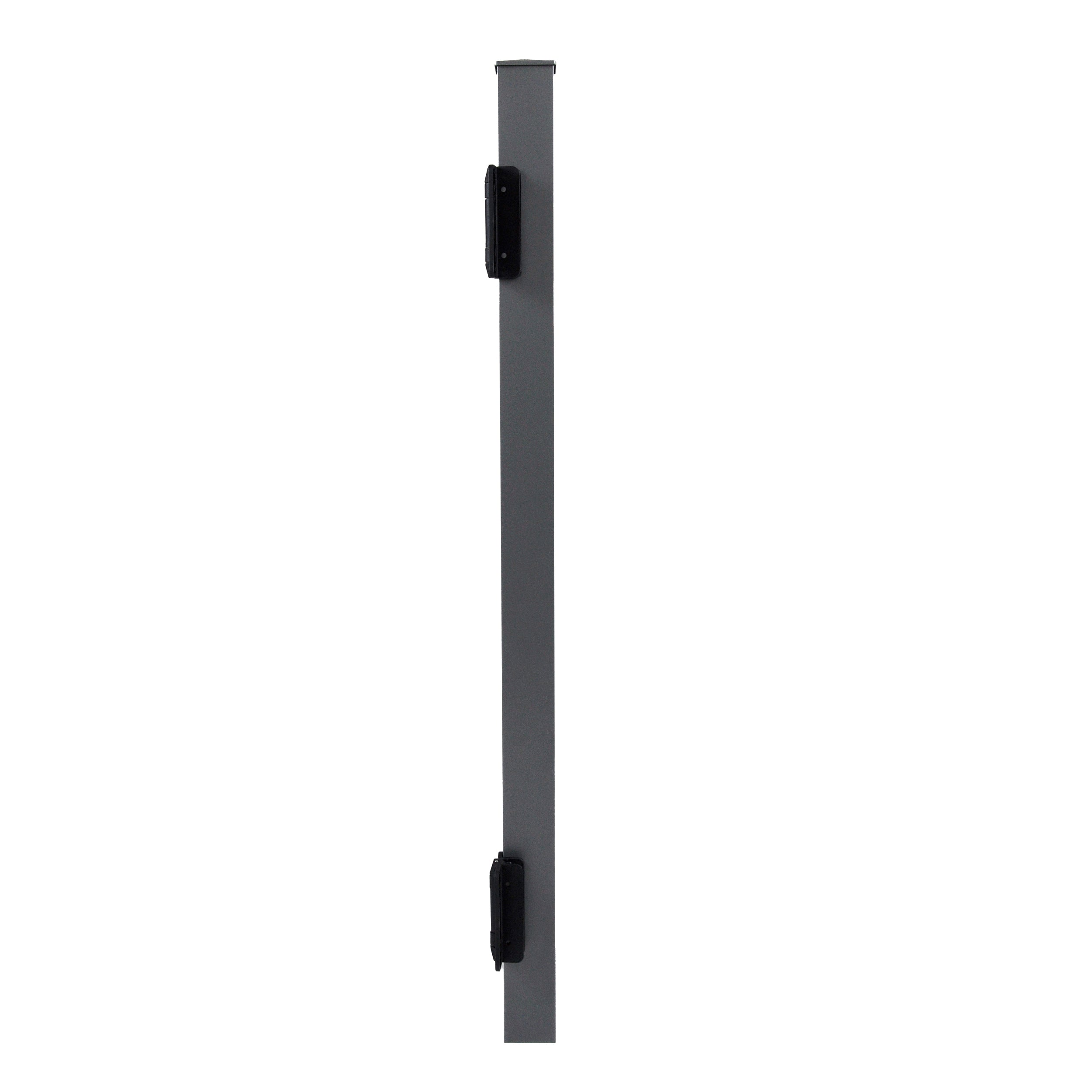 Regal 48" Gate Package With Straight Pickets, Titanium Slate