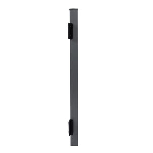Regal 48" Gate Package With Straight Pickets, Titanium Slate