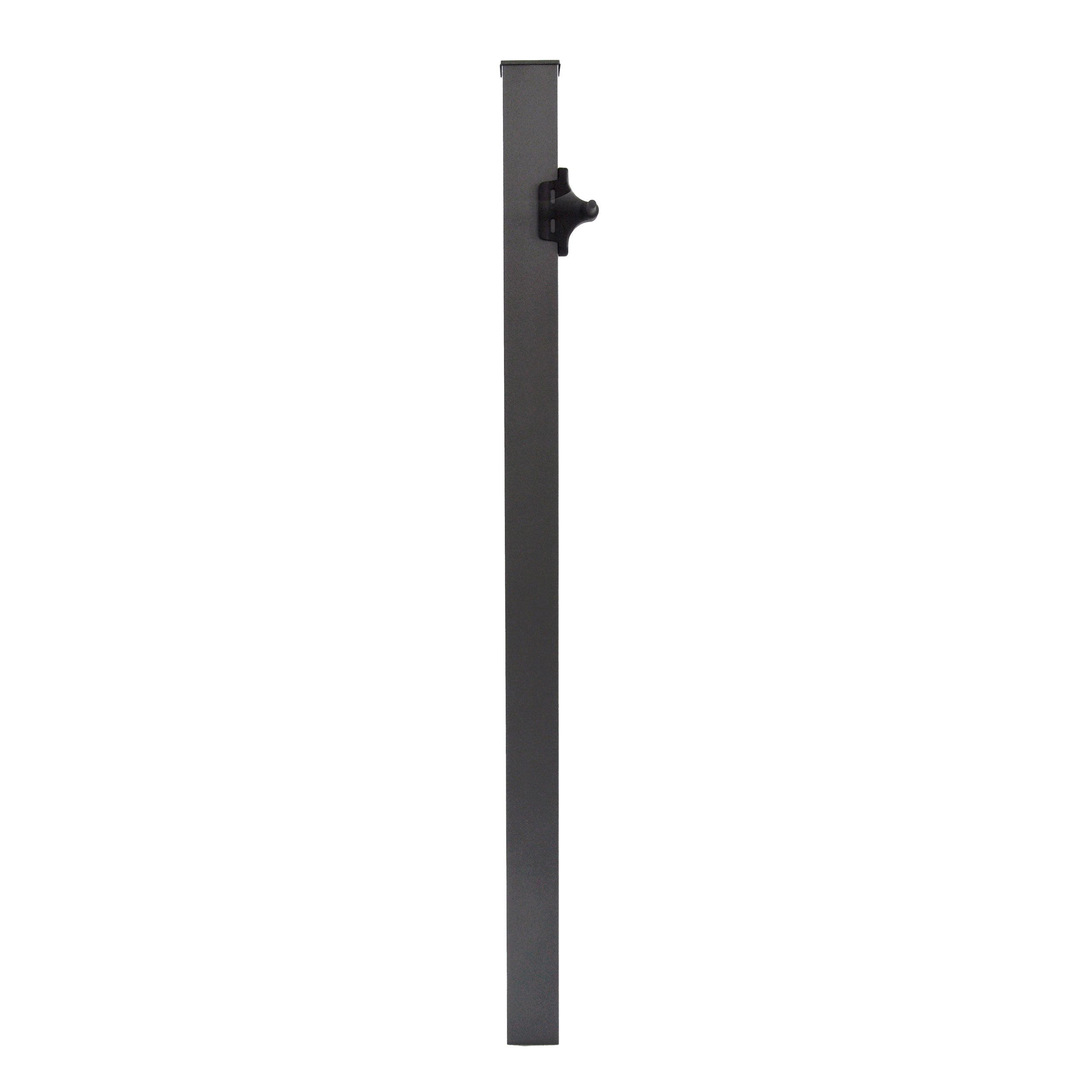 Regal 48" Gate Package With Straight Pickets, Titanium Slate
