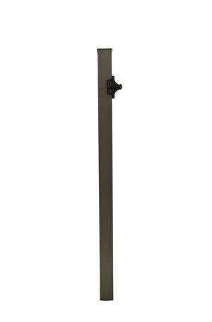 48" Straight Picket Gate Package, Bronze (For 42")