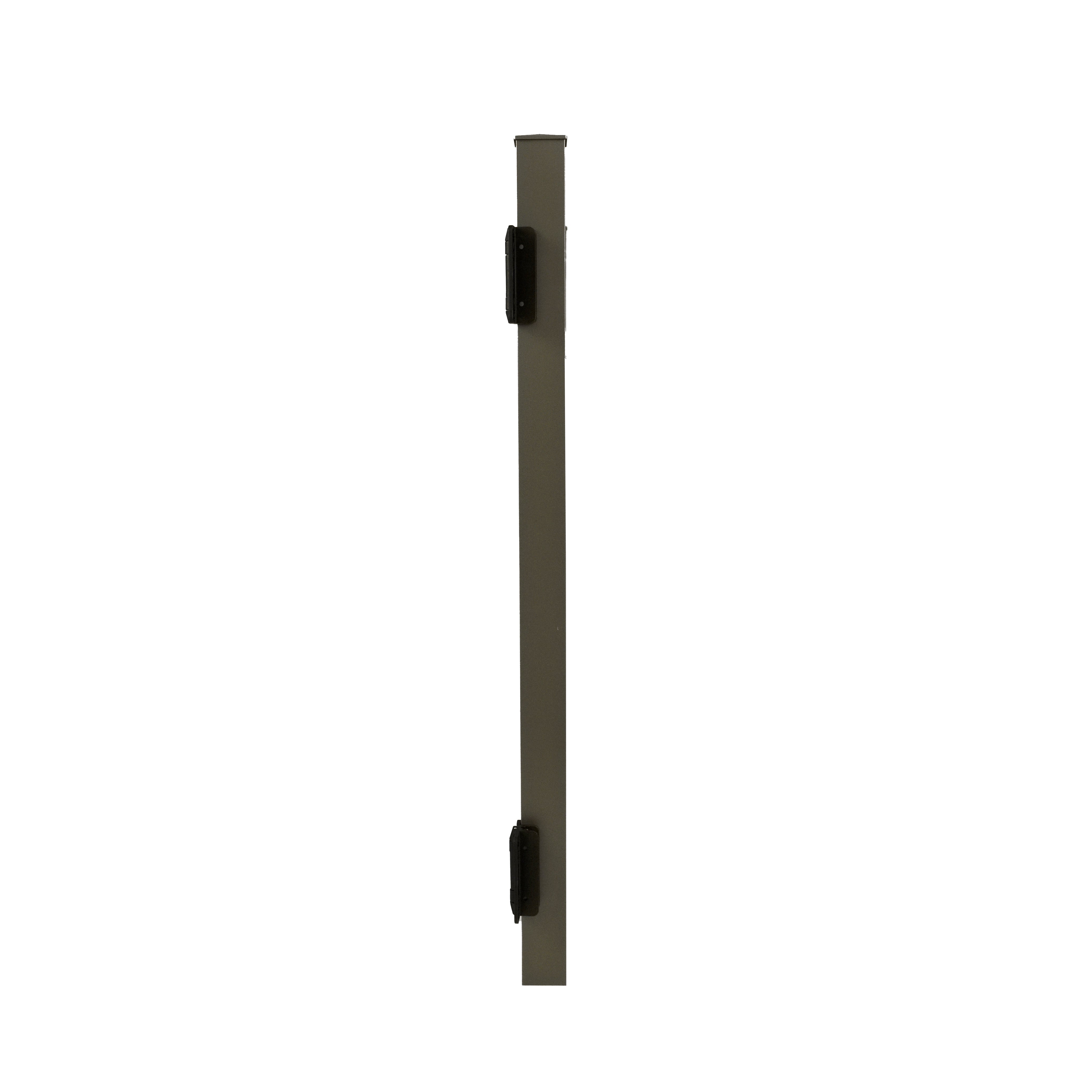 48" Straight Picket Gate Package, Bronze (For 42")