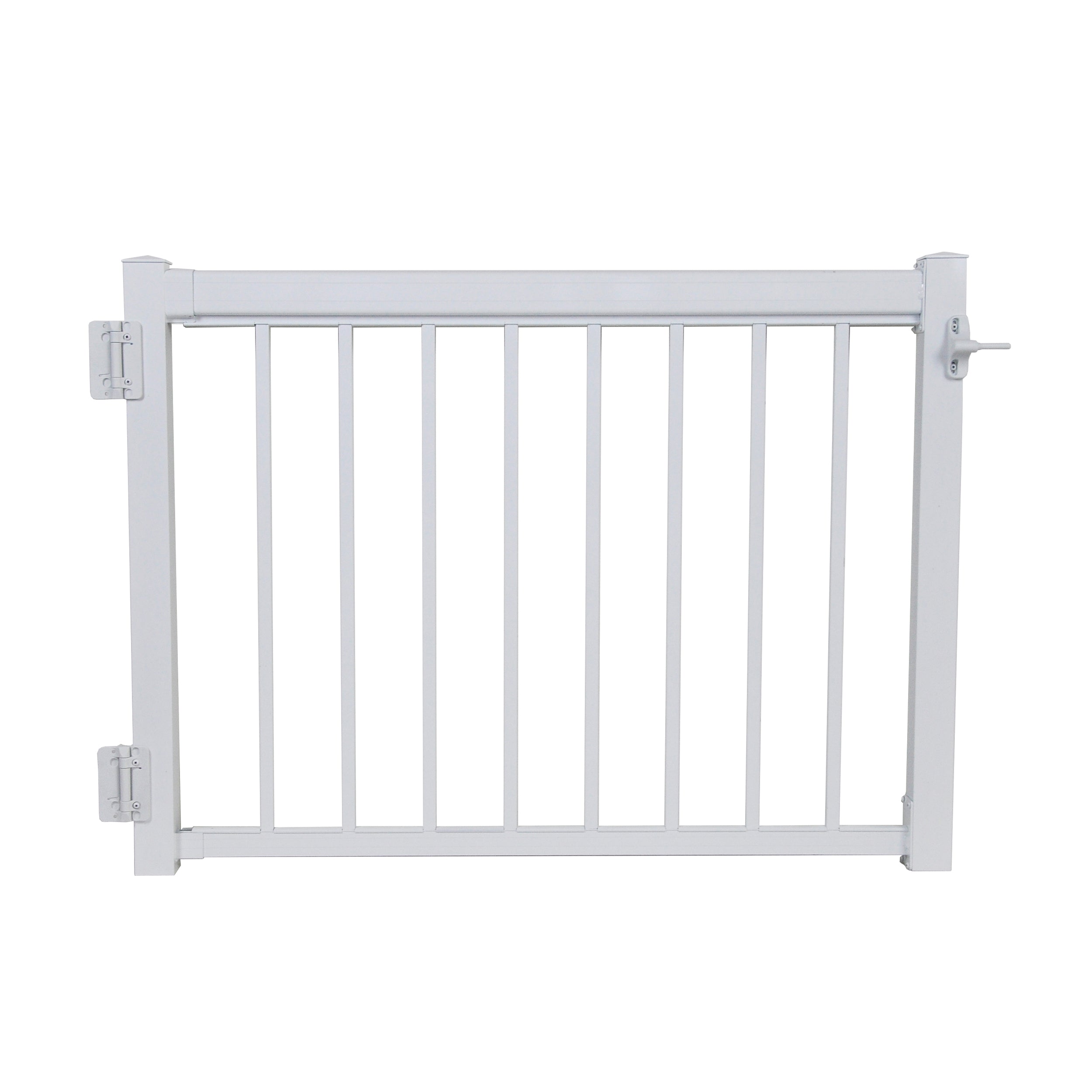Regal 48" Gate Package With WideNarrow Pickets, White