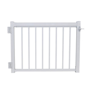 Regal 48" Gate Package With WideNarrow Pickets, White