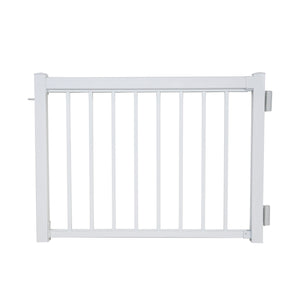 Regal 48" Gate Package With WideNarrow Pickets, White