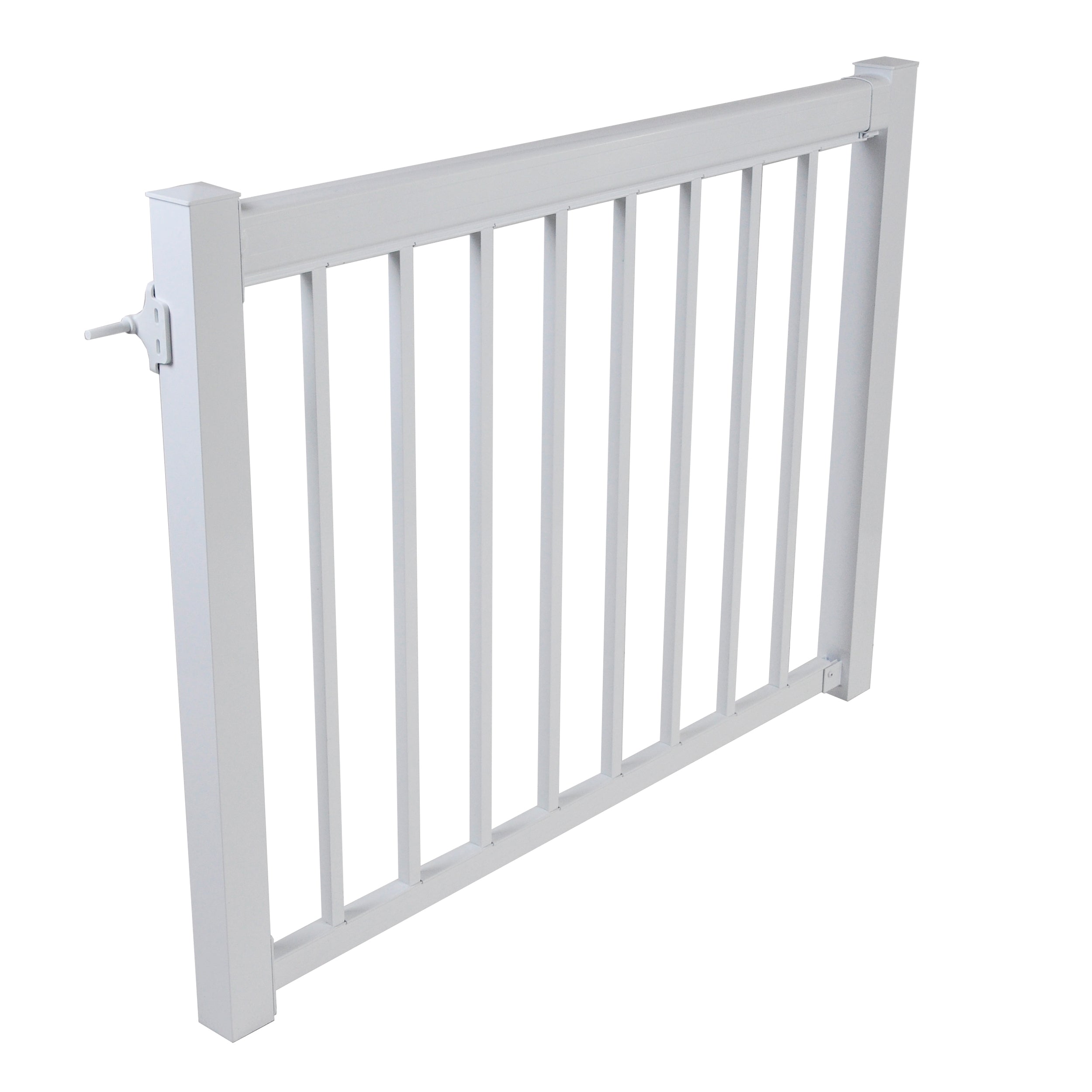 Regal 48" Gate Package With WideNarrow Pickets, White