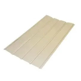 16" Aluminum 4-Panel Soffit-Plain, Pebble