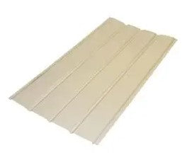 16" Aluminum 4-Panel Soffit-Plain, Pebble