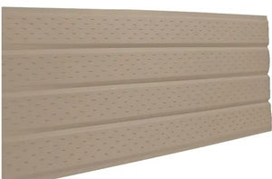 16" Aluminum 4-Panel Soffit-Vented, Pebble