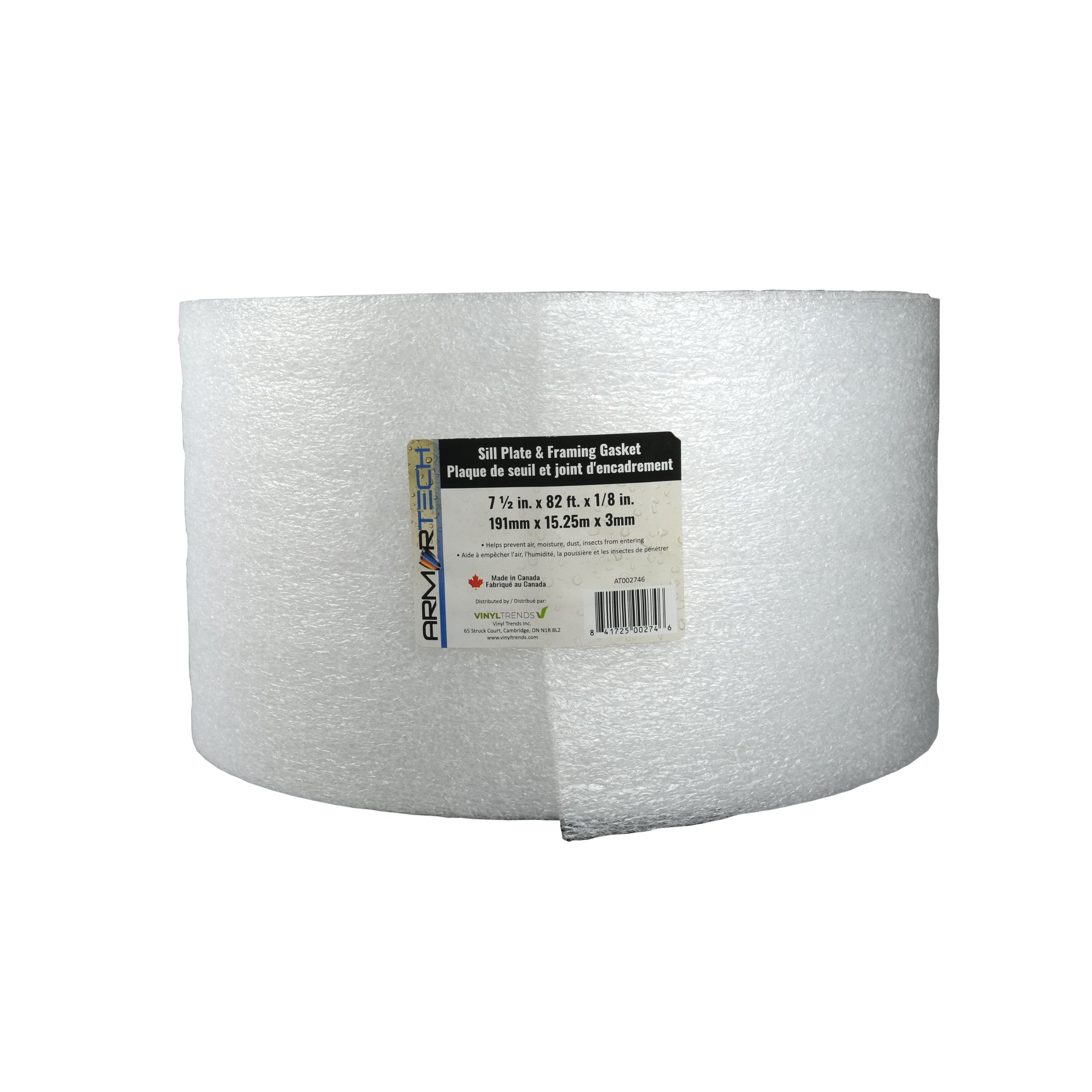 Armortech Sill Plate and Framing Gasket 7.5" x 82'