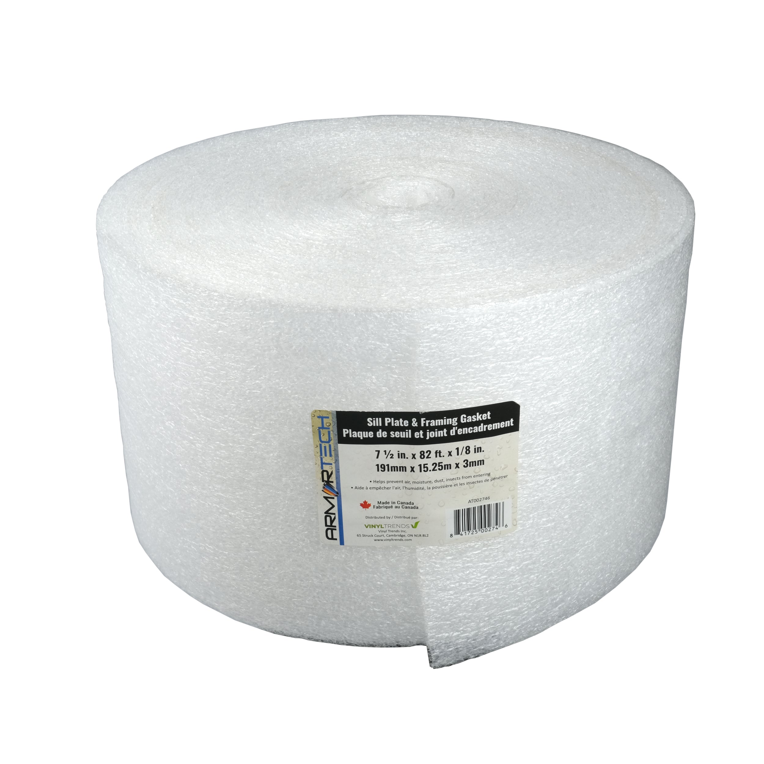 Armortech Sill Plate and Framing Gasket 7.5" x 82'