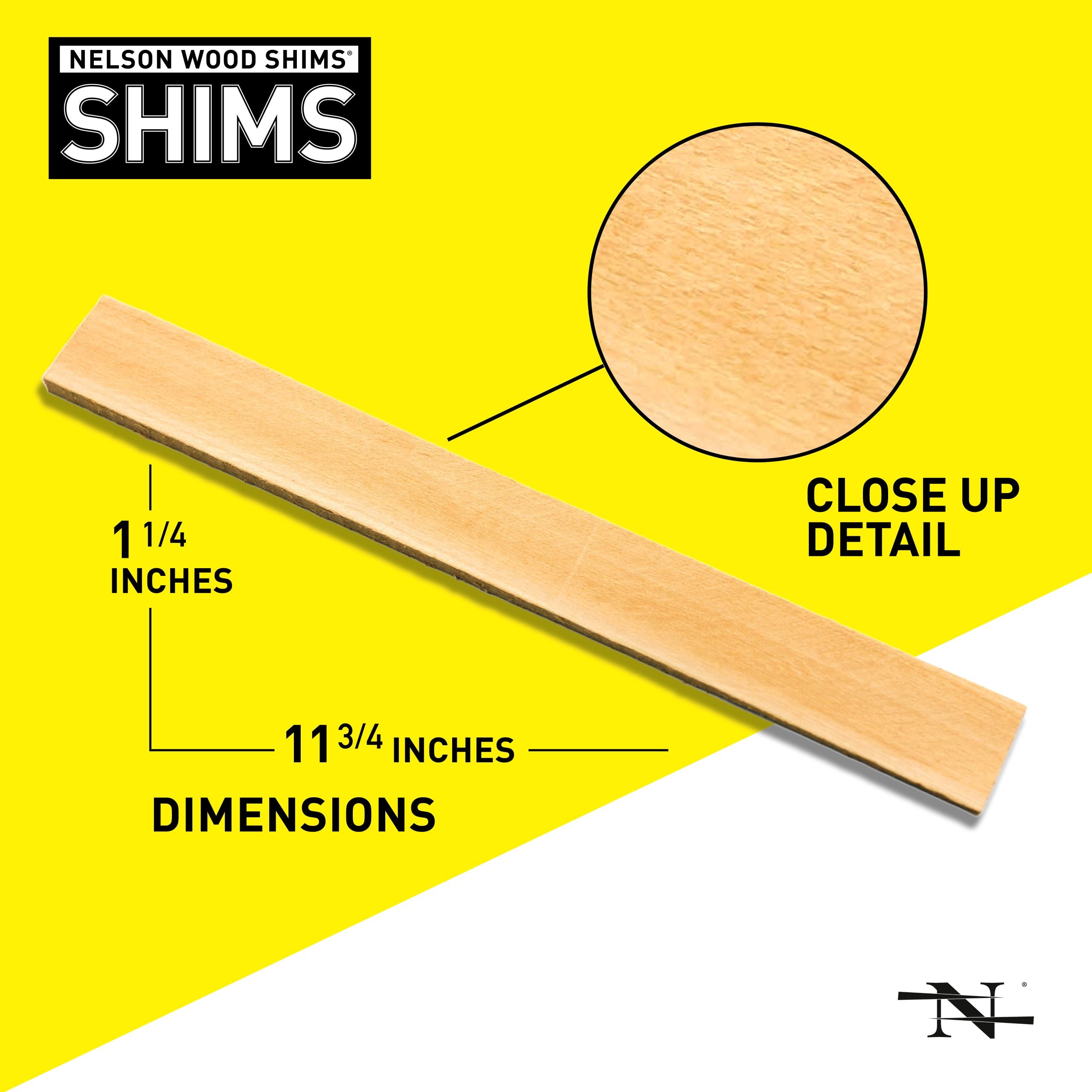 12" Wood Shims Contractor Grade (42/Pack)