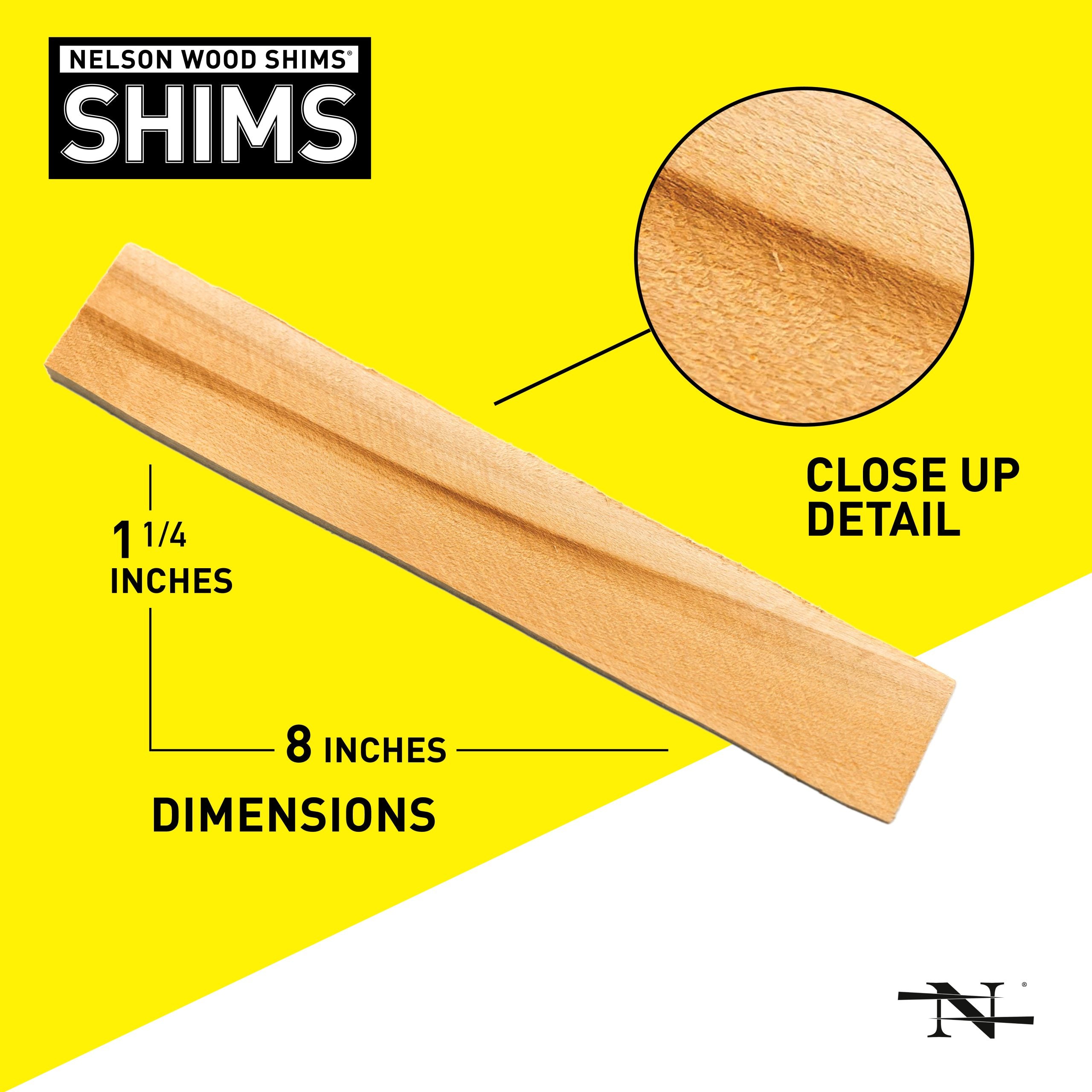 8" Wood Shims Contractor Grade (84/Pack)