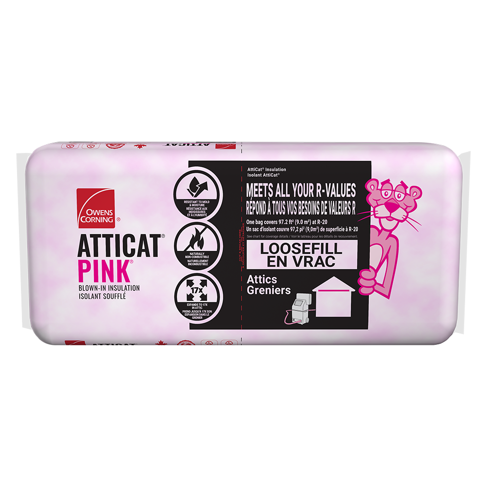 ATTICAT® PINK® Blown-in Insulation
