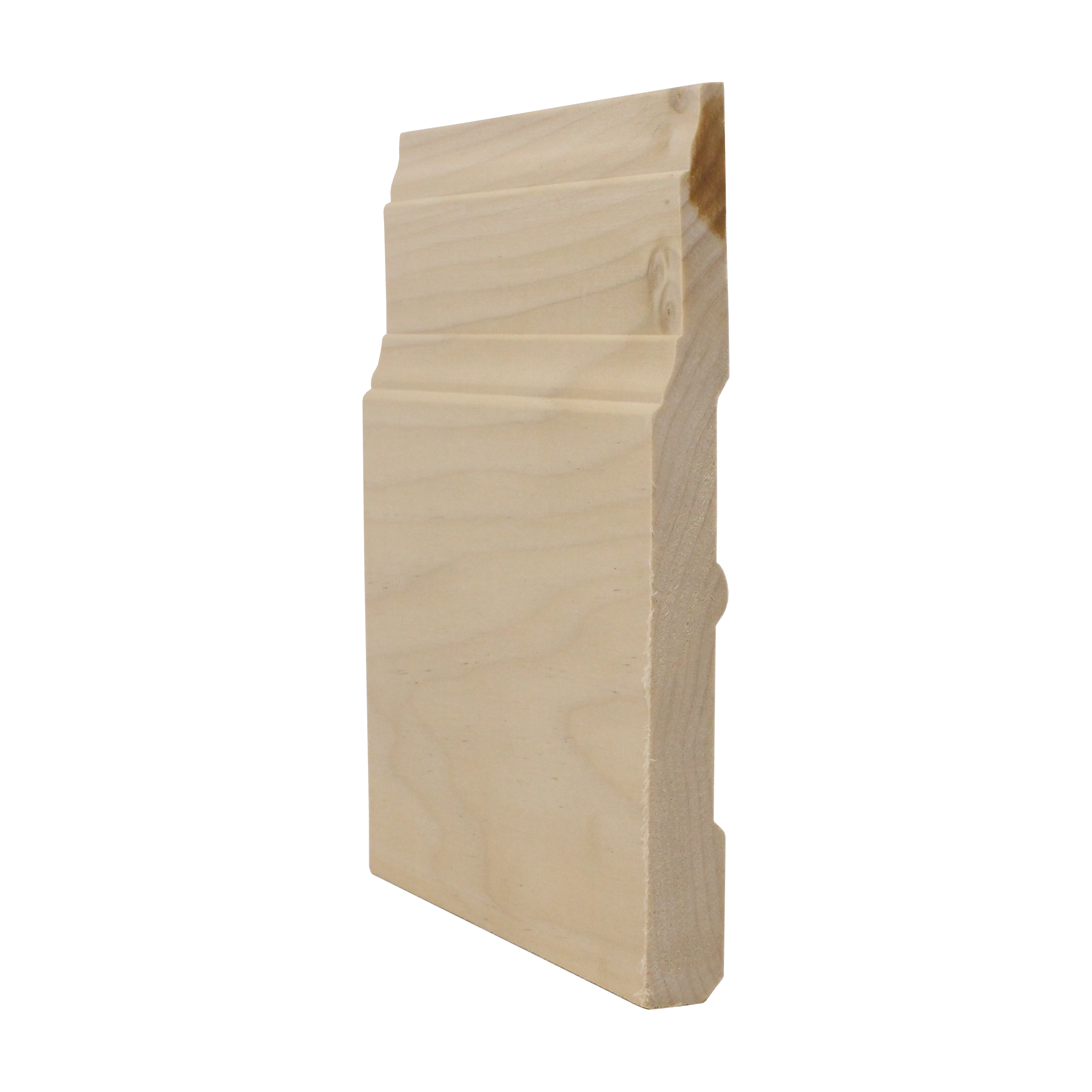 11/16”x7-1/4” Poplar Tudor Baseboard