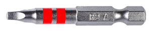 Simpson Strong-Tie® #2 Square 2″ Power Bit with two red stripes and R2 stamped on the shank, serving as an industrial-grade driver bit.