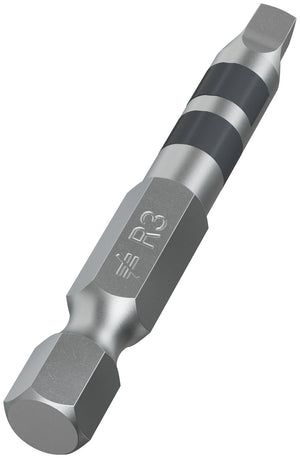 #3 Square 2″ Power Bit by Simpson Strong-Tie with R3 stamped on the shank.