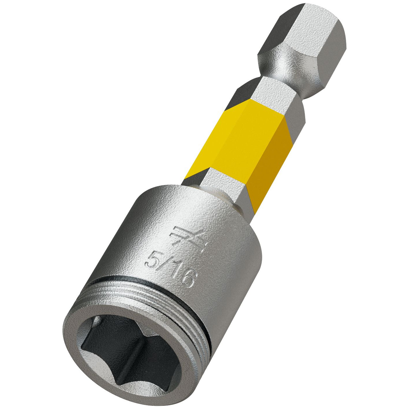 5/16″ Hex Power Bit by Simpson Strong-Tie® with a yellow collar.