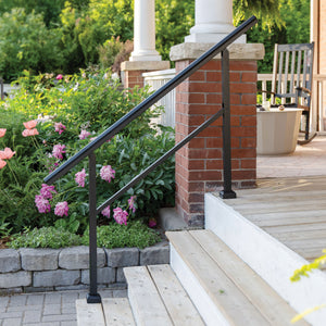 Nuvo Iron Handrail Kit - 4-5 Step Aluminum Stoop Railing