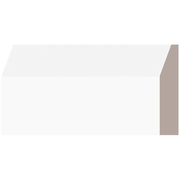 5/8" x 3-1/2" x 8' DecoSmart Prefinished "M" Collection Non-formaldehyde Medium Density Fibreboard Beveled Casing Moulding