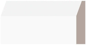 5/8" x 3-1/2" x 8' DecoSmart Prefinished "M" Collection Non-formaldehyde Medium Density Fibreboard Beveled Casing Moulding