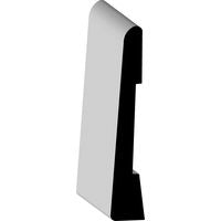 3/8" x 2-1/8" 7' White PVC Bevelled Casing Moulding