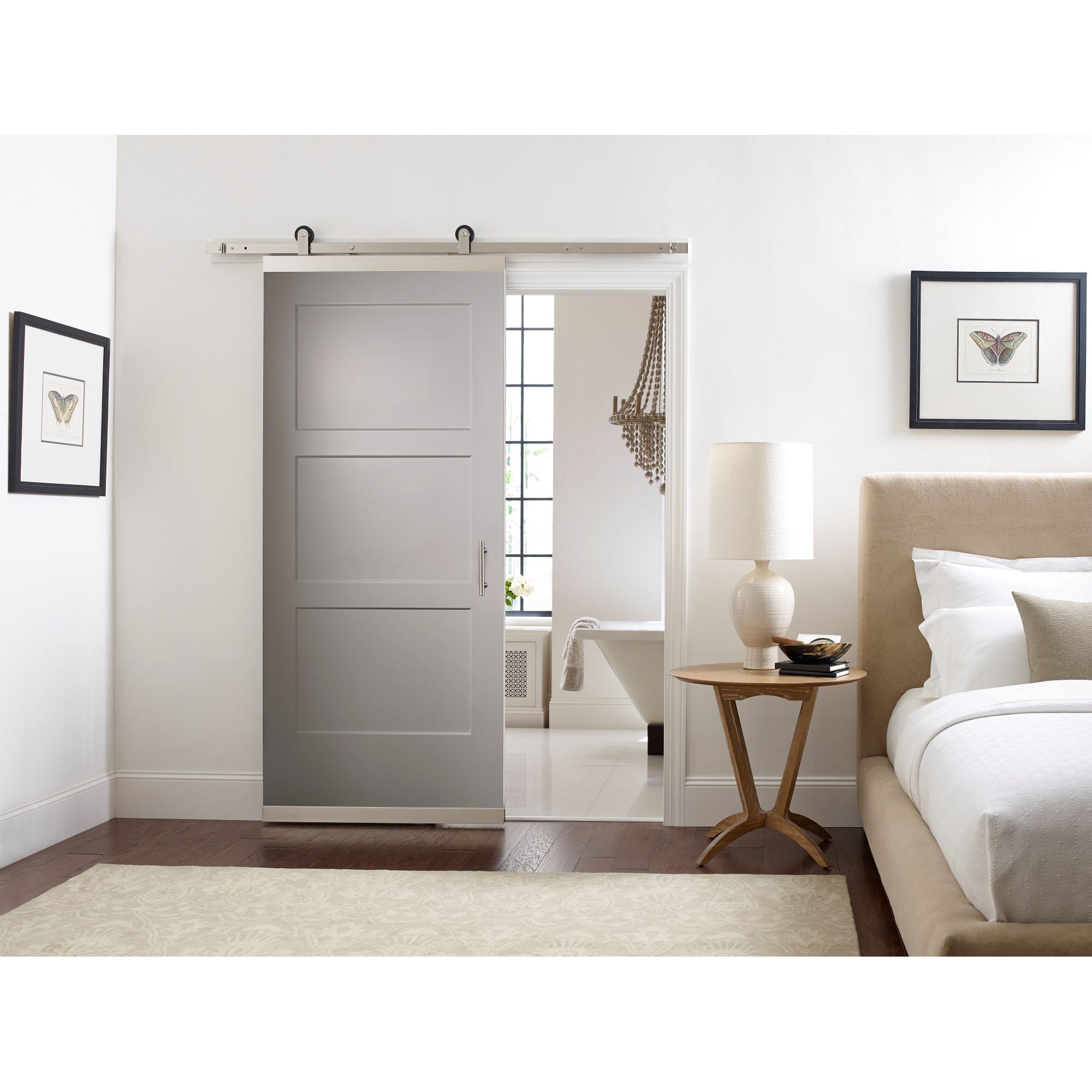 24"X80"X1-3/8" Birkdale 3-Panel Recessed Solid Core
