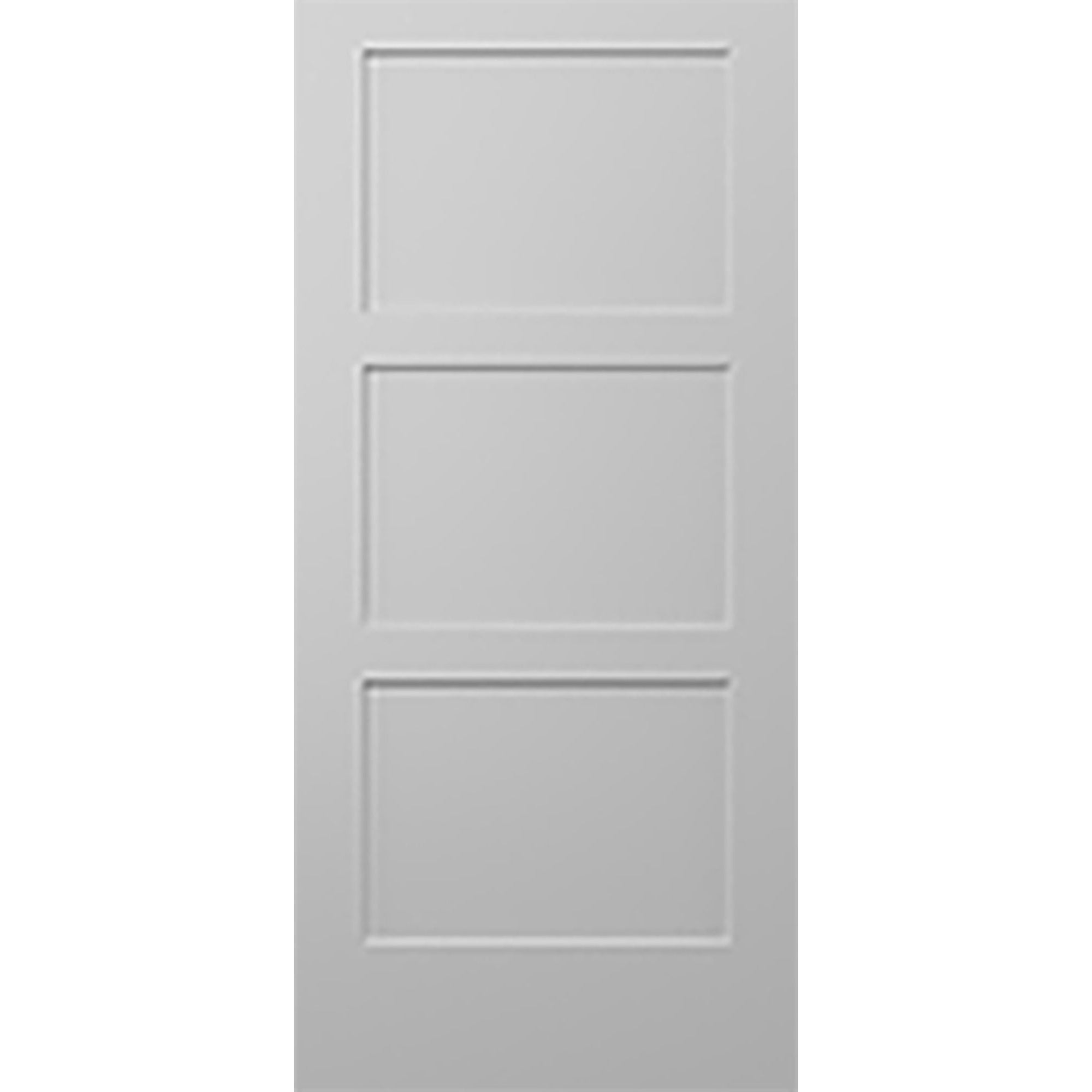 24"X80"X1-3/8" Birkdale 3-Panel Recessed Solid Core
