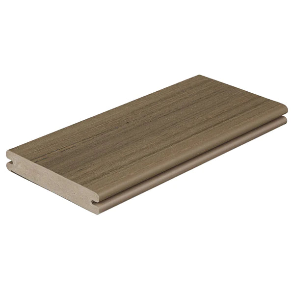 FIBERON PARAMOUNT GROOVED DECKING BROWNSTONE  1 in x 6 in x 16 ft