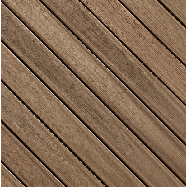 FIBERON PARAMOUNT GROOVED DECKING BROWNSTONE  1 in x 6 in x 12 ft