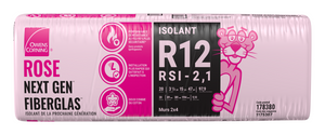 R-12 PINK NEXT GEN FIBERGLAS Insulation 15-inch x 47-inch x 3.5-inch (97.9 sq.ft.)