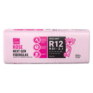 R-12 PINK NEXT GEN FIBERGLAS Insulation 23-inch x 47-inch x 3.5-inch (150.1 sq.ft.)