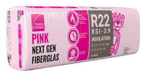 R-22 PINK NEXT GEN FIBERGLAS Insulation 15-inch x 47-inch x 5.5-inch (49.0 sq.ft.)