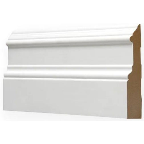 5/8"x5" MDF Ultra Light Primed Colonial Baseboard