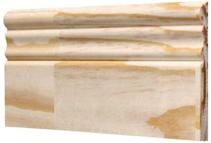 5/16" x 3-1/8" x 8' Finger Jointed Pine Colonial Baseboard Moulding