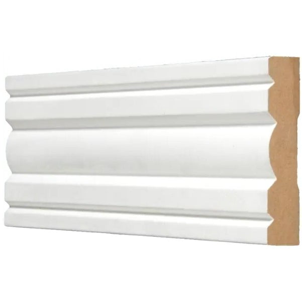 5/8"x3-1/8"x7' MDF Primed Victorian Casing