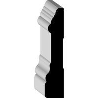3/4"x3-1/2" MDF Primed Ultra Light Colonial Casing