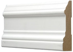 3/4"x3-1/2"x8’ MDF Primed Ultra Light Colonial Casing