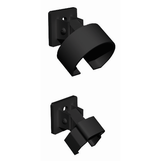 Century, CRSBD - Swivel Brackets (with stainless steel fasteners), Textured Black