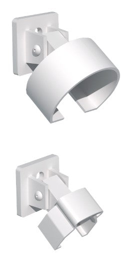 Century Swivel Brackets, White