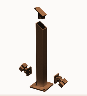 Century Stair Line Post, Lakeside Copper