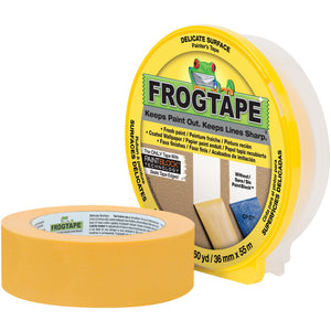 24mm x 55m Frogtape Delicate Surfaces Painter's Tape, Yellow (60 Yards)