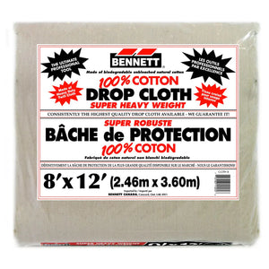 DROP CLOTH 8'X12' WHITE