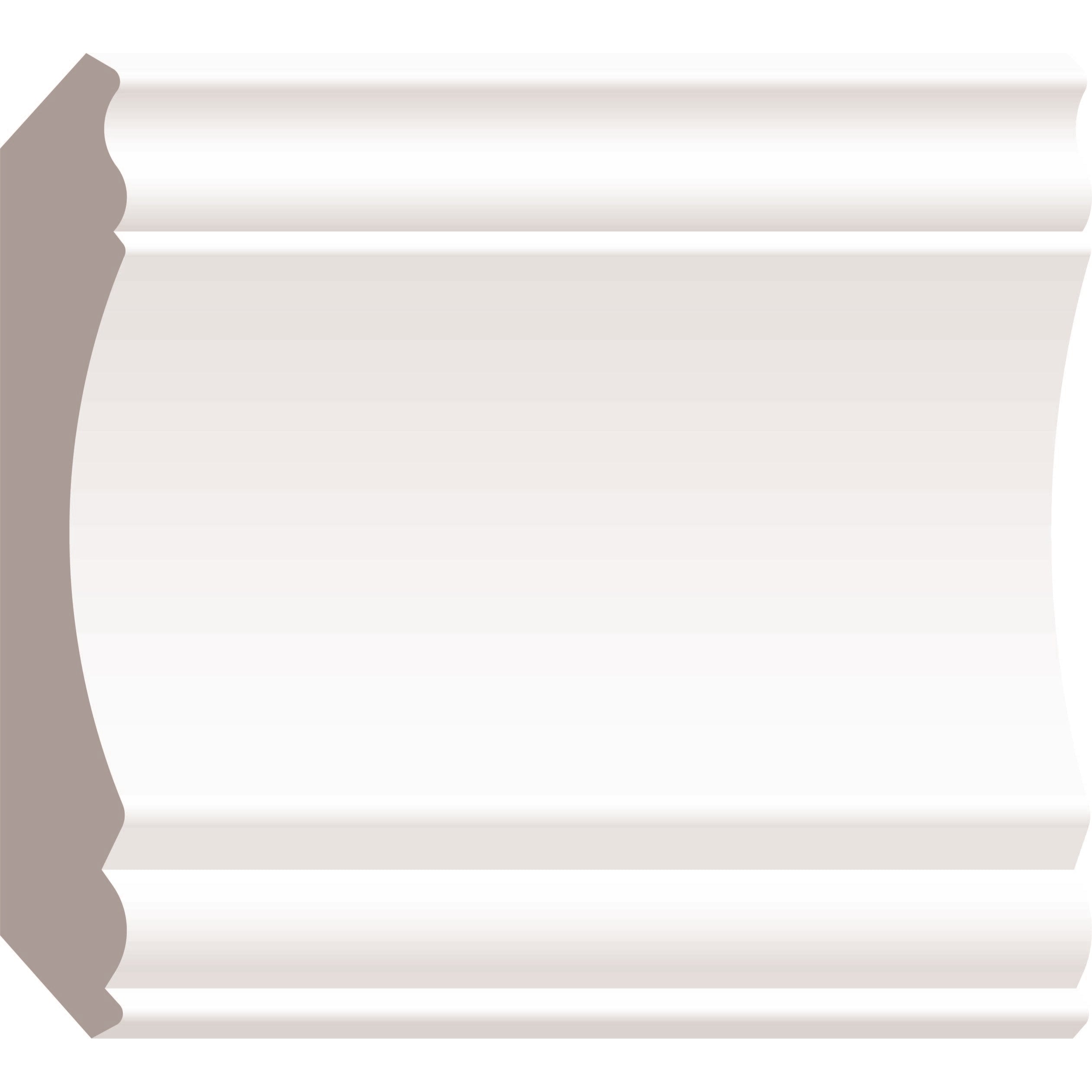 5/8"x3-5/16"x8' MDF Primed Crown