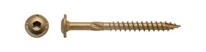 14 x 2" Bronze T-25 Lag Screw (100/Bucket)