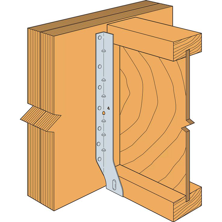 3-1/2"x14" LF Face Mount Joist Hanger for Engineered Wood, Zinc Galvanized