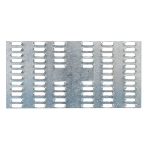 3"x6" MP 20 Gauge Mending Plate, Zinc Galvanized